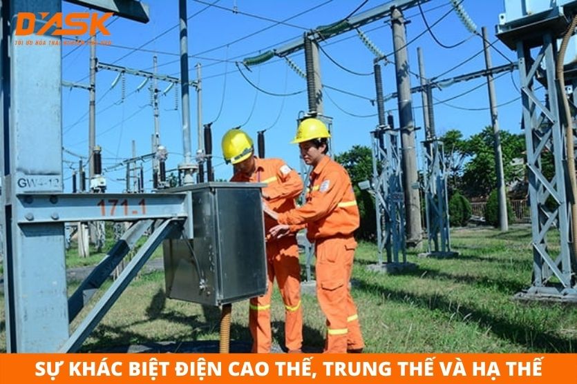 Sự khác biệt điện cao thế, trung thế và hạ thế