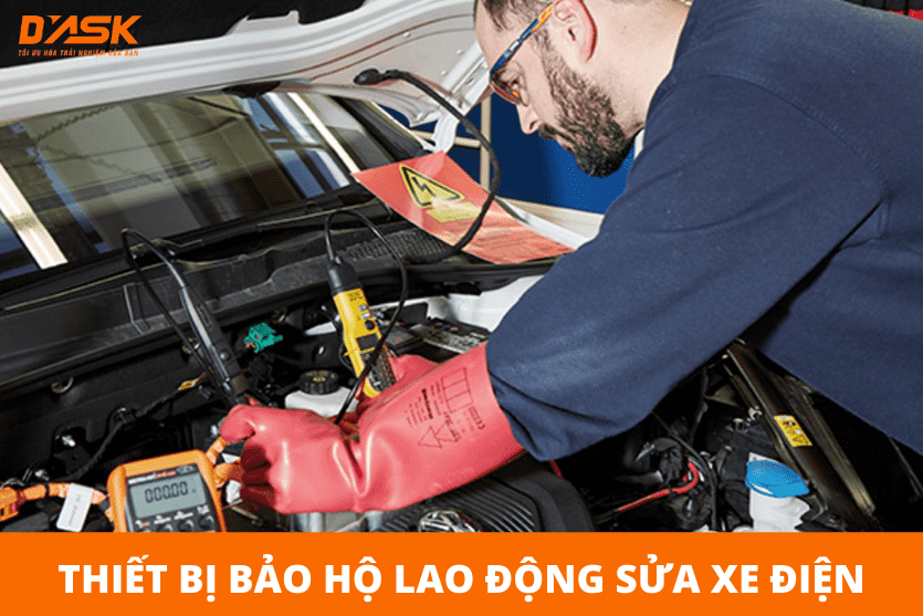 5 thiết bị bảo hộ lao động cần thiết sửa chữa ô tô điện