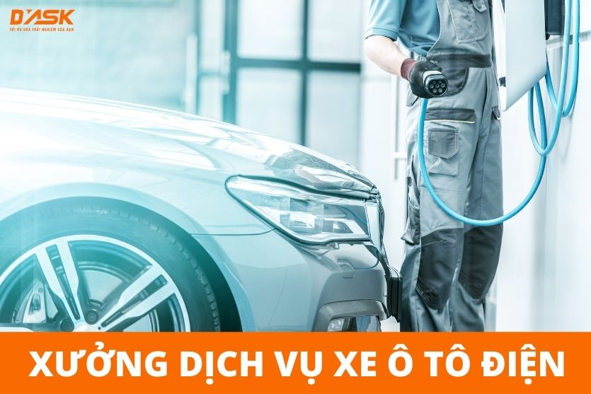 xuong dich vu xe o to dien