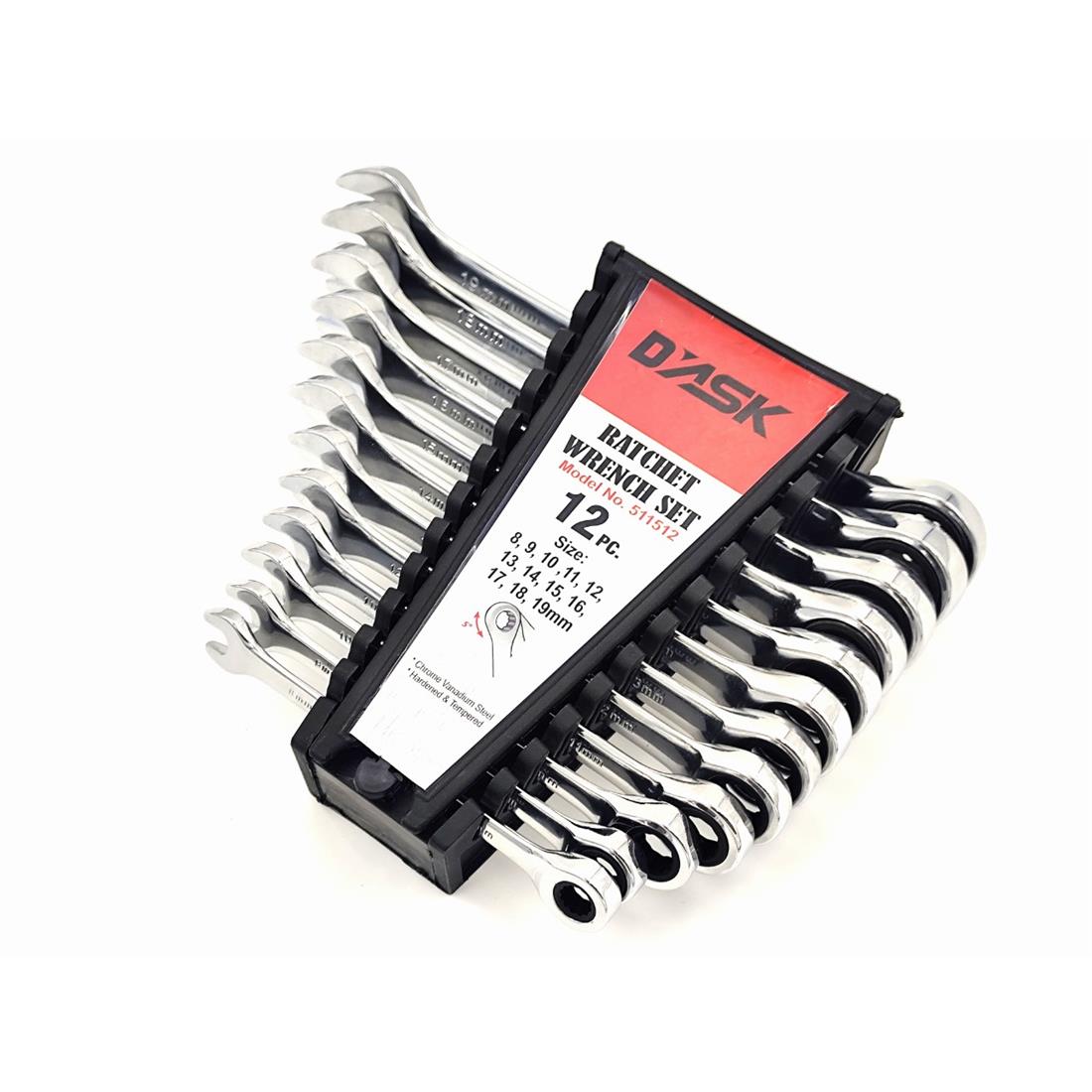 Bộ cờ lê tự động Dask 12 chi tiết