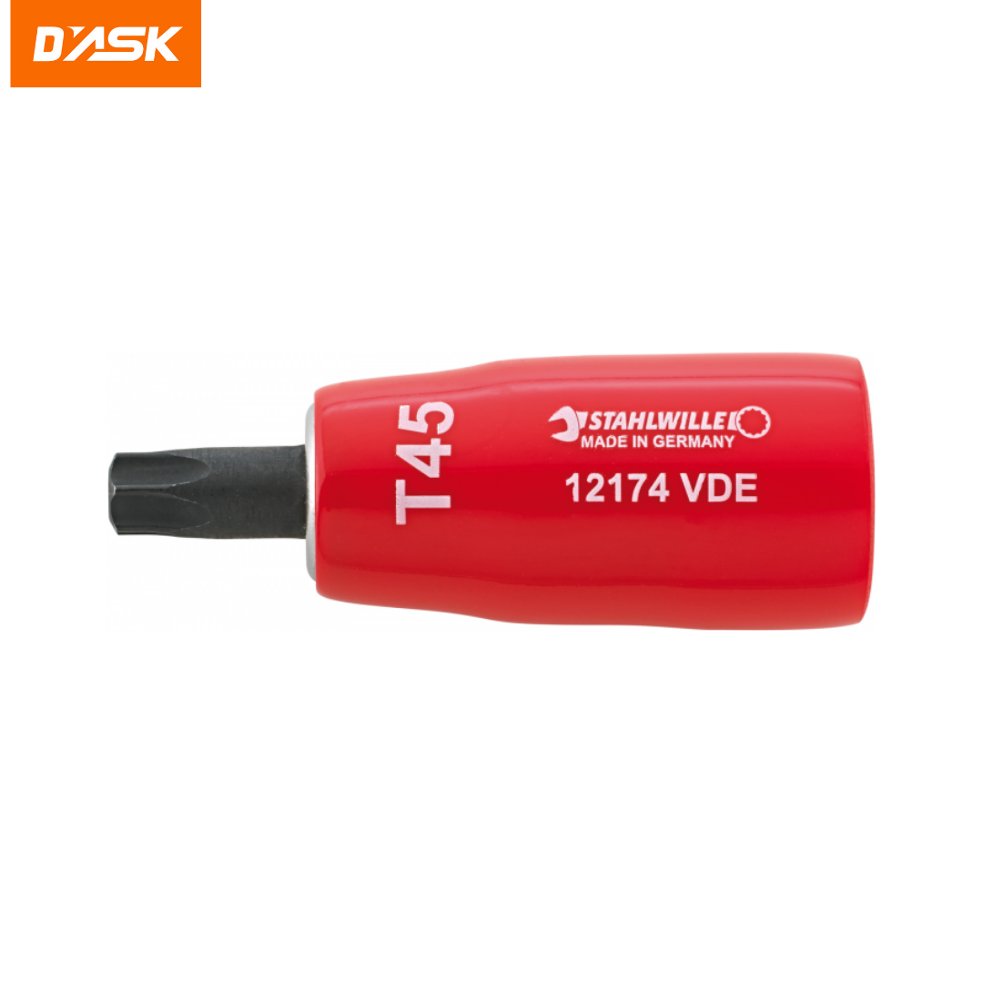 Khẩu hoa thị Torx 3/8’’T20 cách điện VDE 1000V Stahlwille