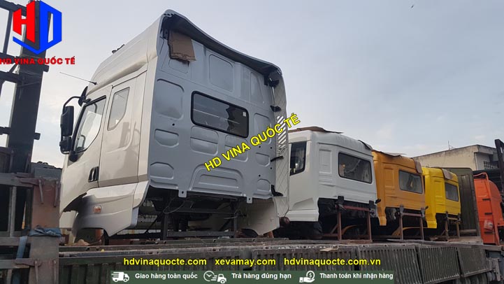 Lô 4 cabin loại to đã về đến Hà Nội. Cabin Chenglong BALONG7, Cabin Dongfeng, Cabin Auman, Cabin JAC