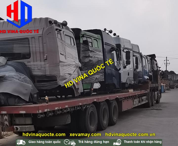 Thêm 1 lô 7 chiếc cabin được nhập về Hà Nội, Việt Nam. Cabin thay thế cho xe Faw, Jac, Camc, Chenglong, Howo, Foton Auman, Dongfeng...