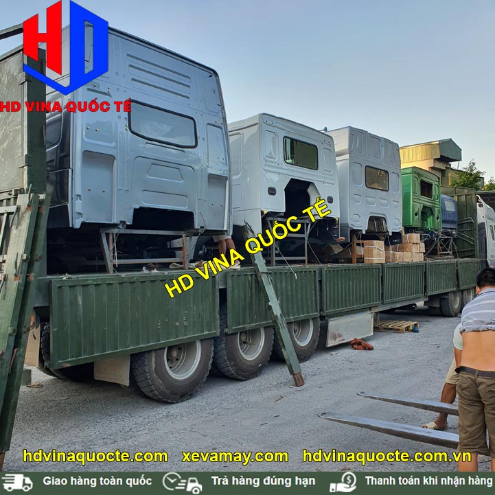 Tiếp tục về lô 5 cabin thay thế cho xe Chenglong, Faw, Howo, Howo A7, Howo V7G