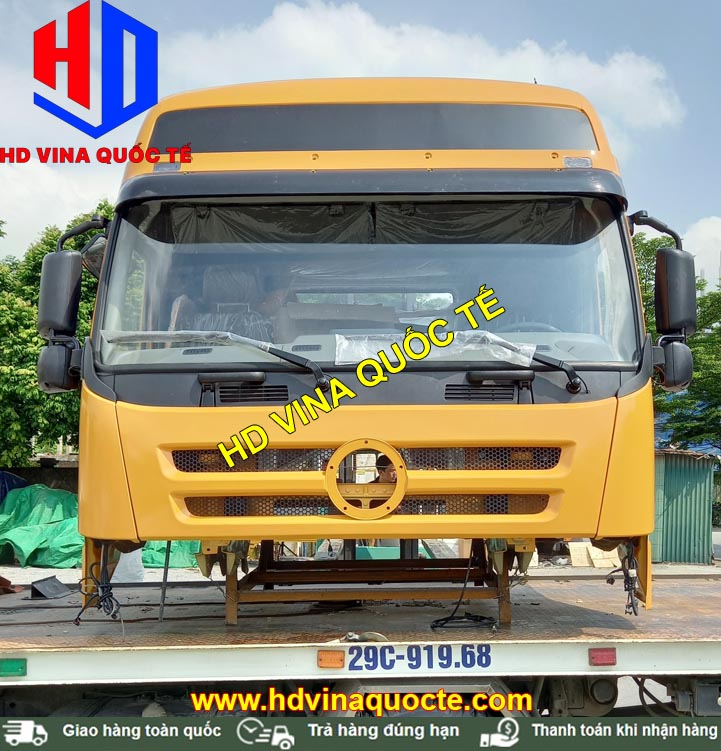 Bán, bàn giao cabin tổng thành thay thế xe đầu kéo 2 cầu DAYUN DYX10 cho khách hàng Quảng Ninh