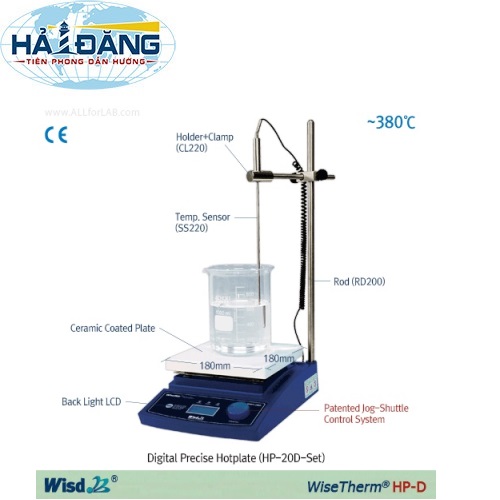 HP-30D (set) Daihan – Hàn Quốc  = Bếp gia nhiệt kỹ thuật số, 260 x 260 mm
