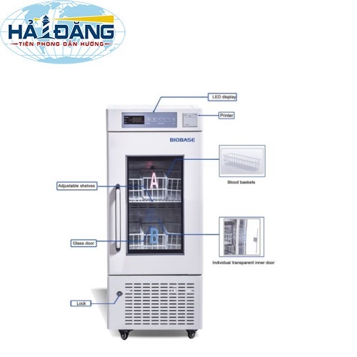 BBR-4V120 BIOBASE - Tủ trữ máu 120 lít, 4±1oC