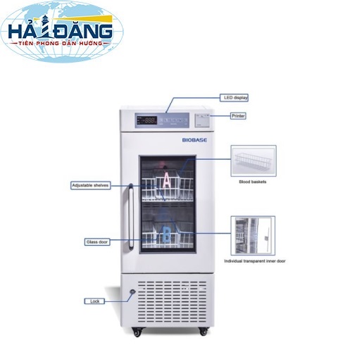 BBR-4V120 BIOBASE - Tủ trữ máu 120 lít, 4±1oC