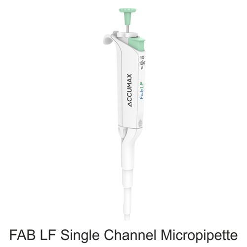 Micropipet Đơn Kênh Thể Tích 2–20ul Accumax Fab LF ALFV-20