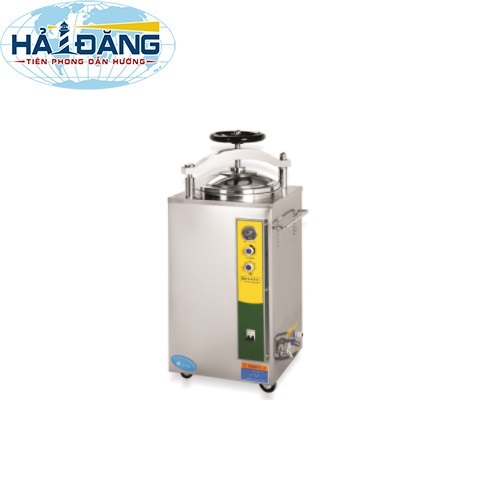 LS-50HJ Jibimed - Nồi hấp tiệt trùng 50 lít (loại cơ, nắp kiểu vô lăng)