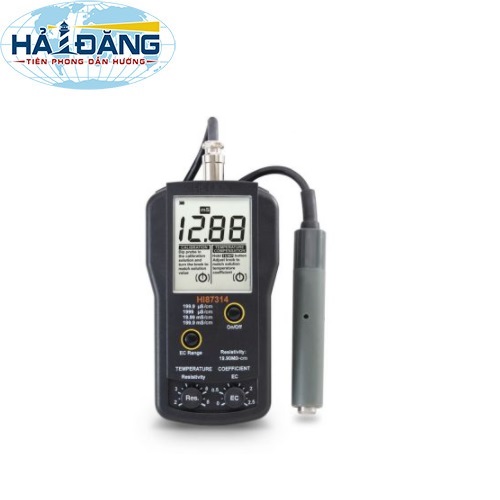 Hanna HI87314 - Máy đo EC (Độ dẫn) và Trở Kháng cầm tay