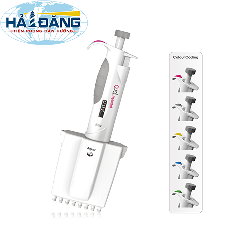 Micropipet 12 kênh dải thể tích 30 – 300 Microlit hãng AHN - Đức