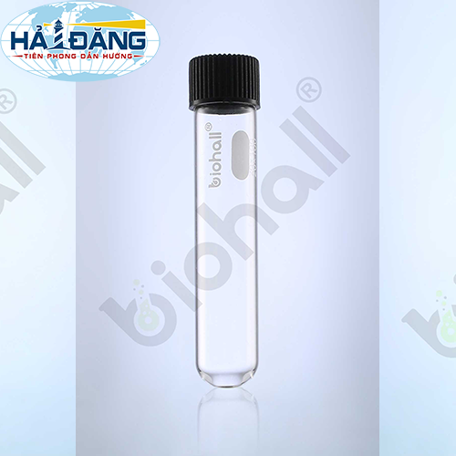 Ống nghiệm nuôi cấy vi sinh đáy tròn nắp vặn hãng Biohall - Đức