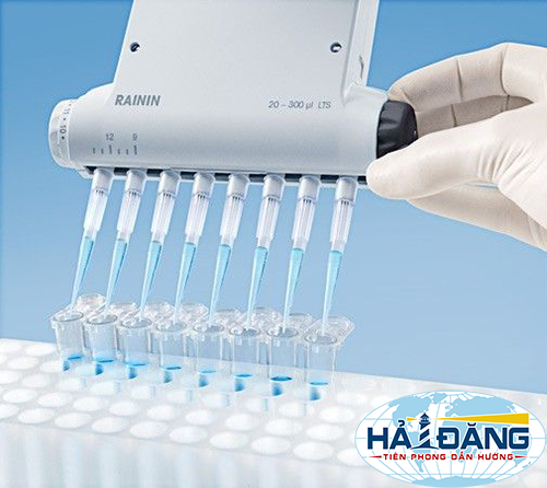 Pipet 8 kênh thay đổi khoảng cách LA8-1200XLS, 100 µL – 1200 µL, Rainin - Mettler