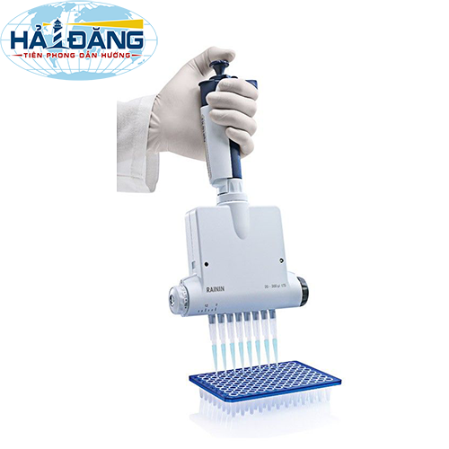 Pipet 8 kênh thay đổi khoảng cách LA8-1200XLS, 100 µL – 1200 µL, Rainin - Mettler