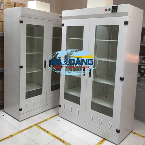 Tủ đựng hóa chất phòng thí nghiệm HD800, Có bộ lọc cacbon than hoạt tính