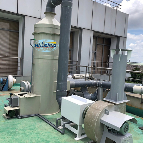 Hệ thống xử lý khí thải phòng thí nghiệm 3 đầu hút (Loại nhựa PP)