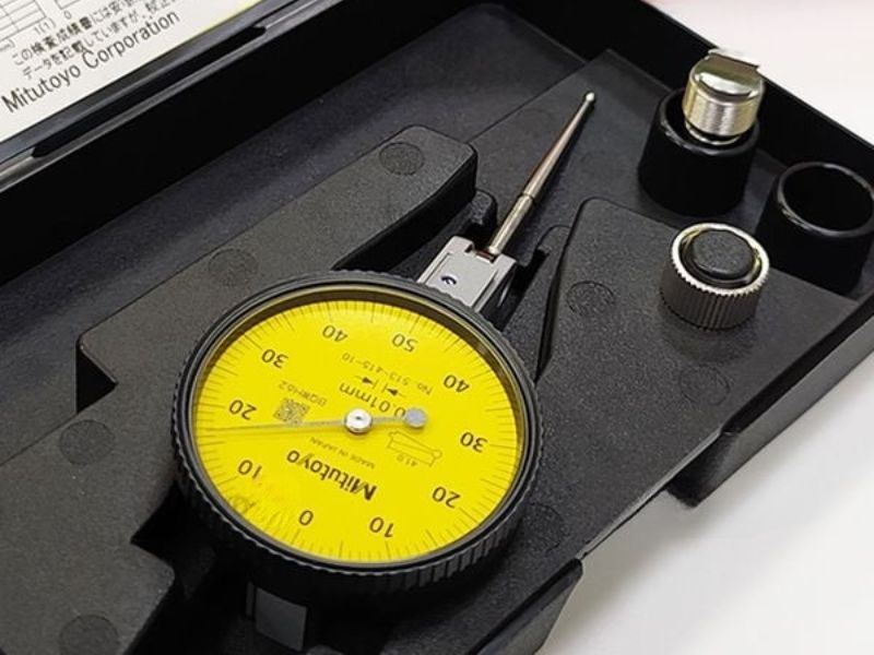 cách sử dụng đồng hồ so chân gập Mitutoyo 513-415-10E (0-1mm)