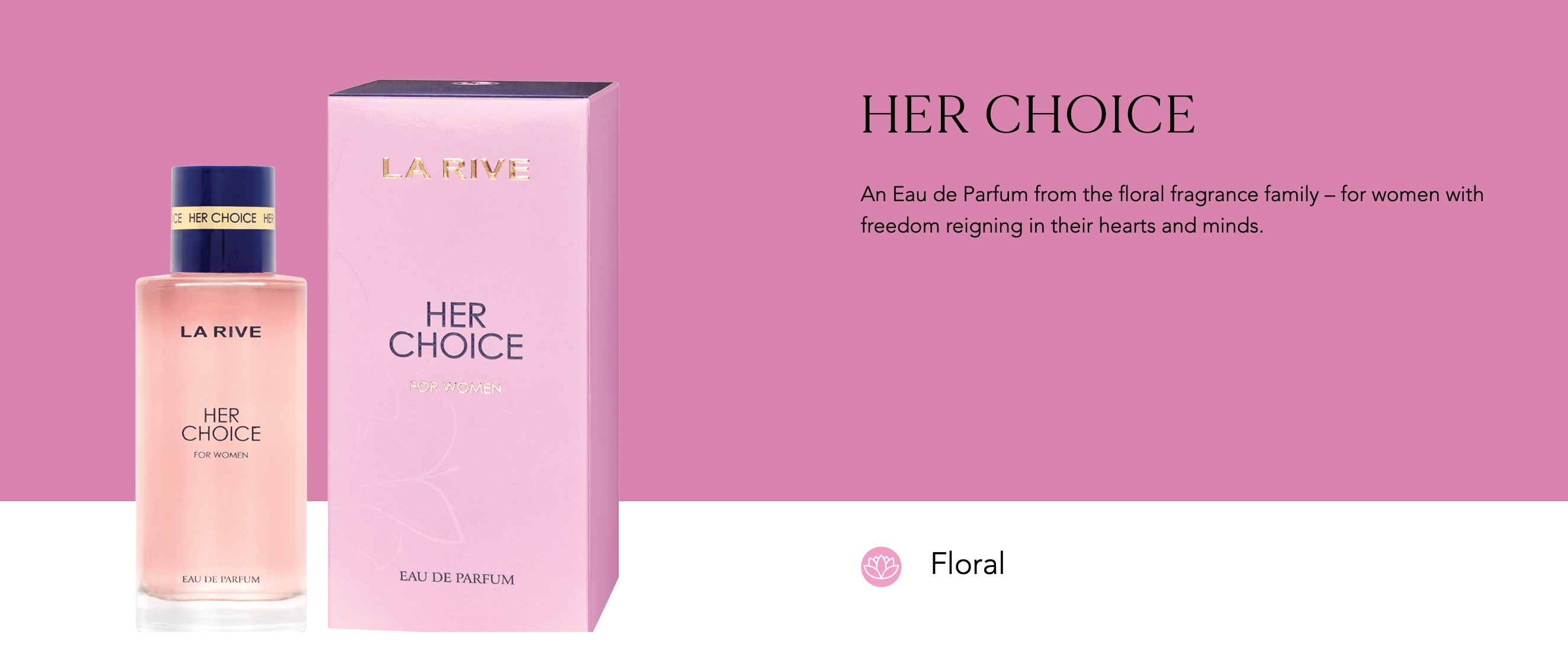 Nước hoa nữ La Rive Her Choice EDP 100ml đến từ Ba Lan