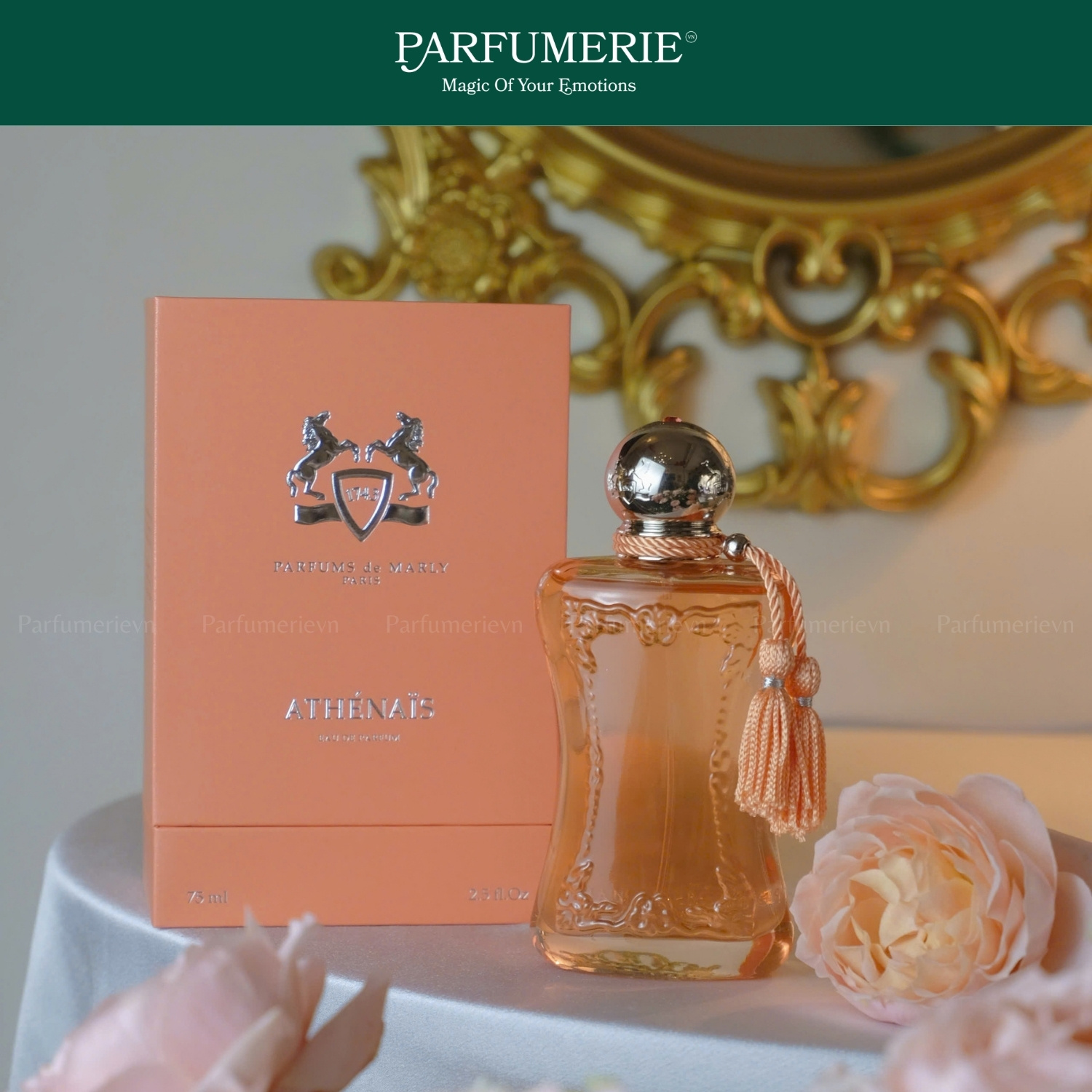 Nước hoa nữ Parfums De Marly Athénais 75ml màu cam
