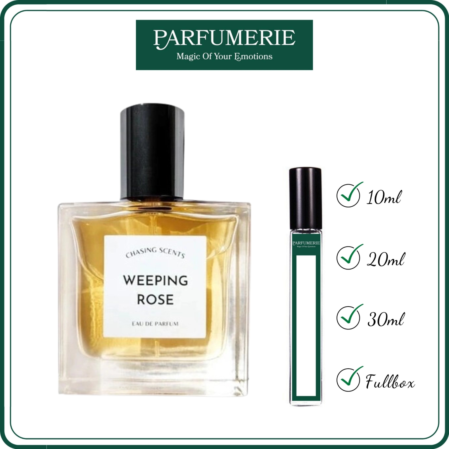 Weeping Rose Eau de Parfum by Chasing Scents | Luxury Unisex
