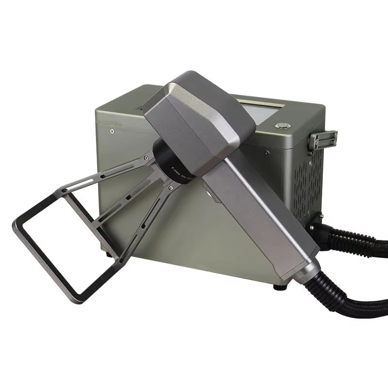 máy khắc laser fiber mini cầm tay tiện lợi