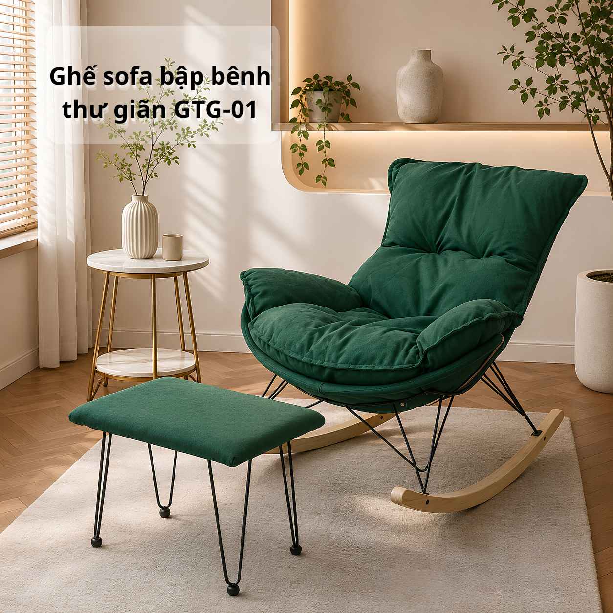 Ghế sofa thư giãn bập bênh tại Kho Nội Thất Sài Gòn 