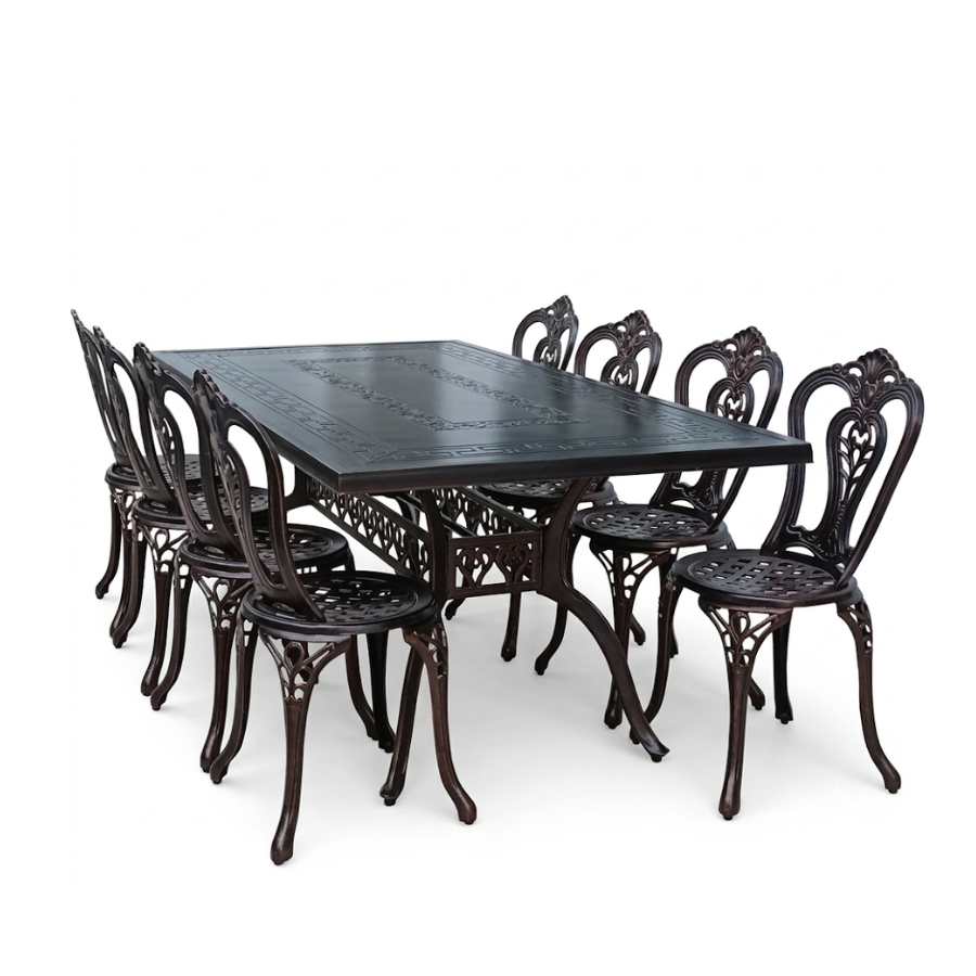 Bộ Bàn Ghế Sân Vườn Nhôm BSV-09