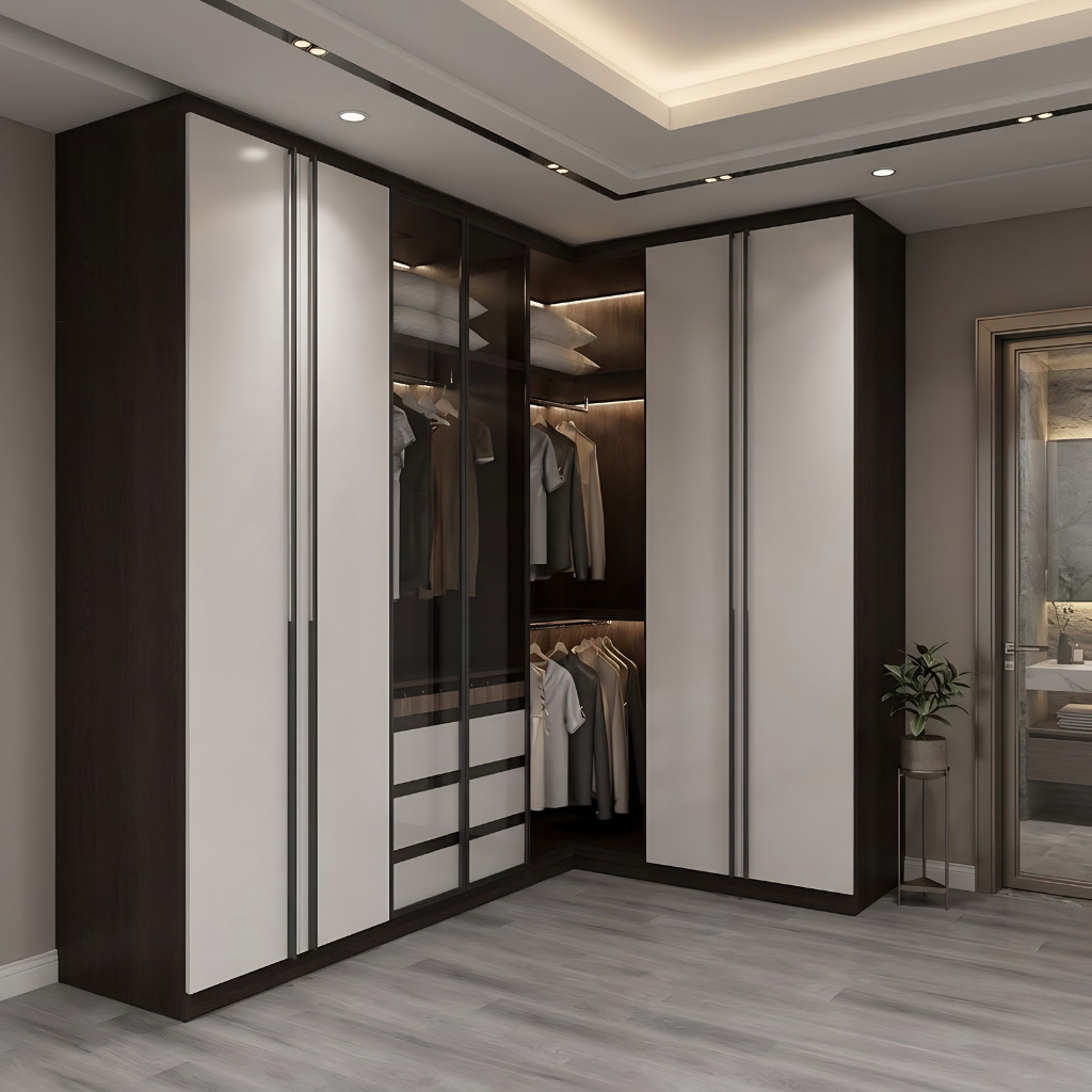 Tủ Quần Áo Chữ L Hiện Đại TAL23