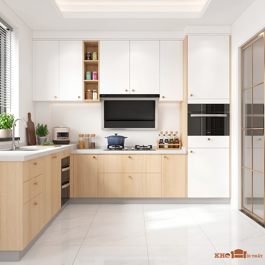 Tủ Bếp Gỗ Gia Đình TB-35