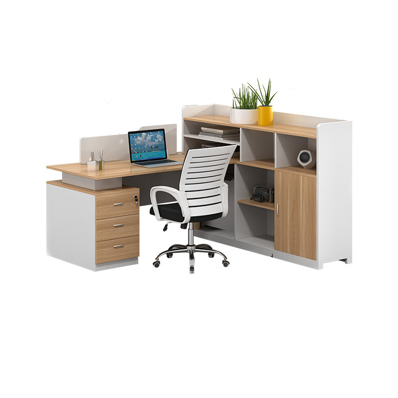 Bàn máy tính văn phòng thiết kế chữ L NV-004