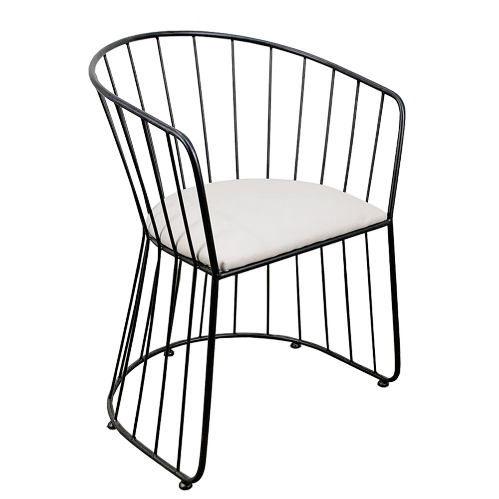 Ghế vòm khung sắt nhiều màu có nệm GCF-18