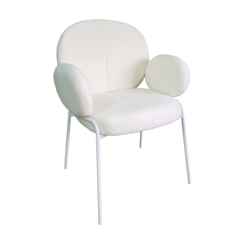 Ghế ăn bọc vải lông cừu GA-28