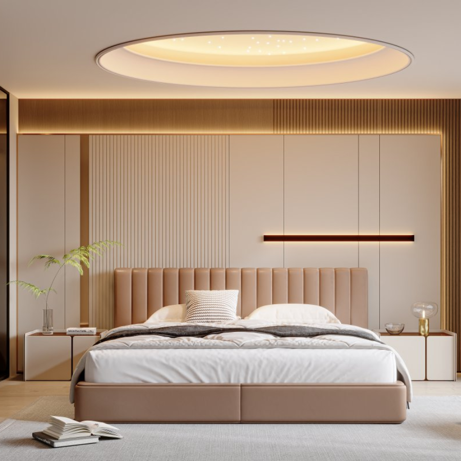 Giường ngủ bọc nệm GNC-15