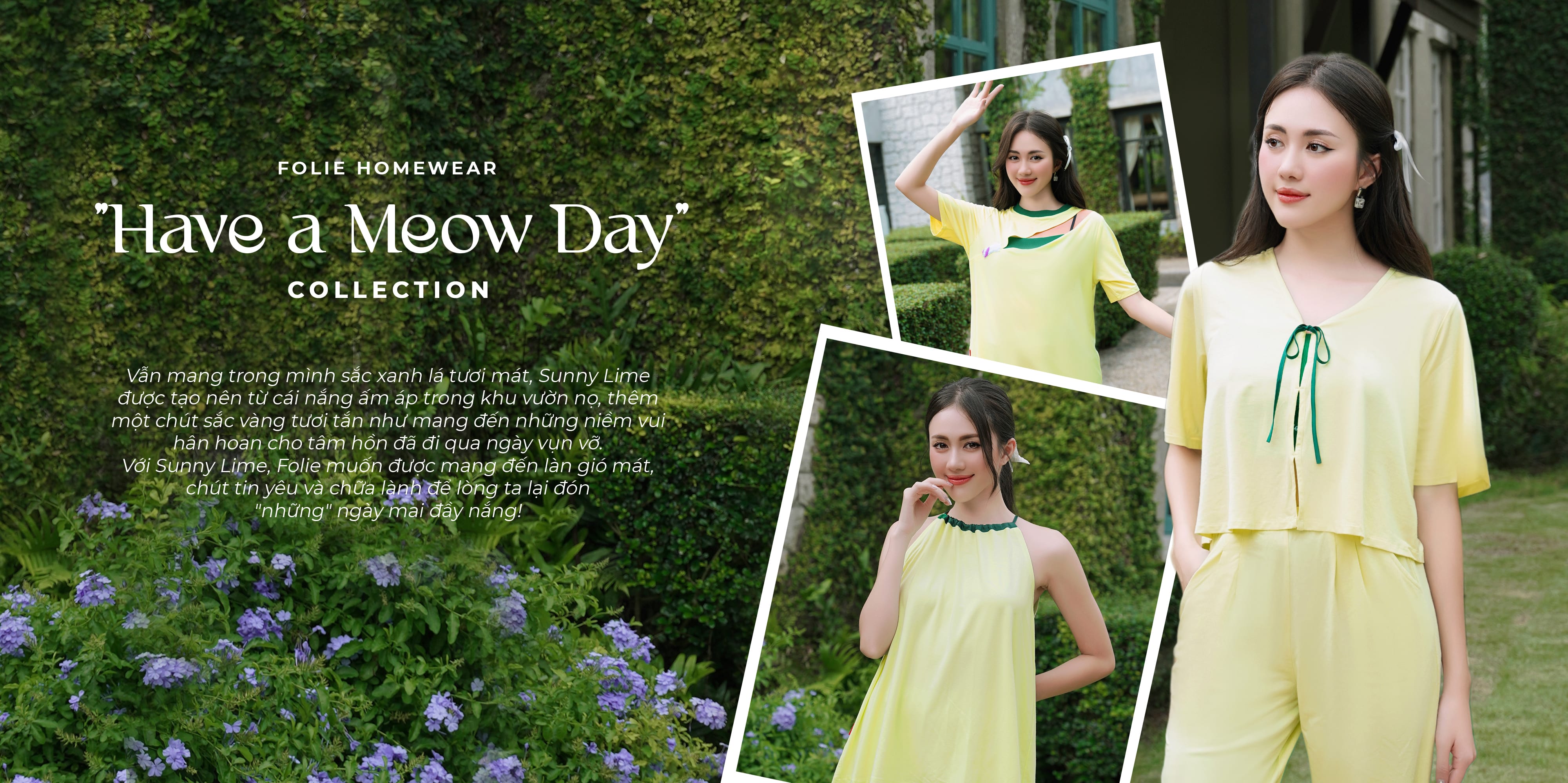 Have a Meow Day Collection phiên bản Sunny Lime trending cuối hè 2023