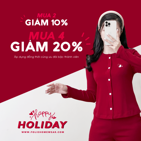 HAPPY HOLIDAY - SALE UP TO 20%