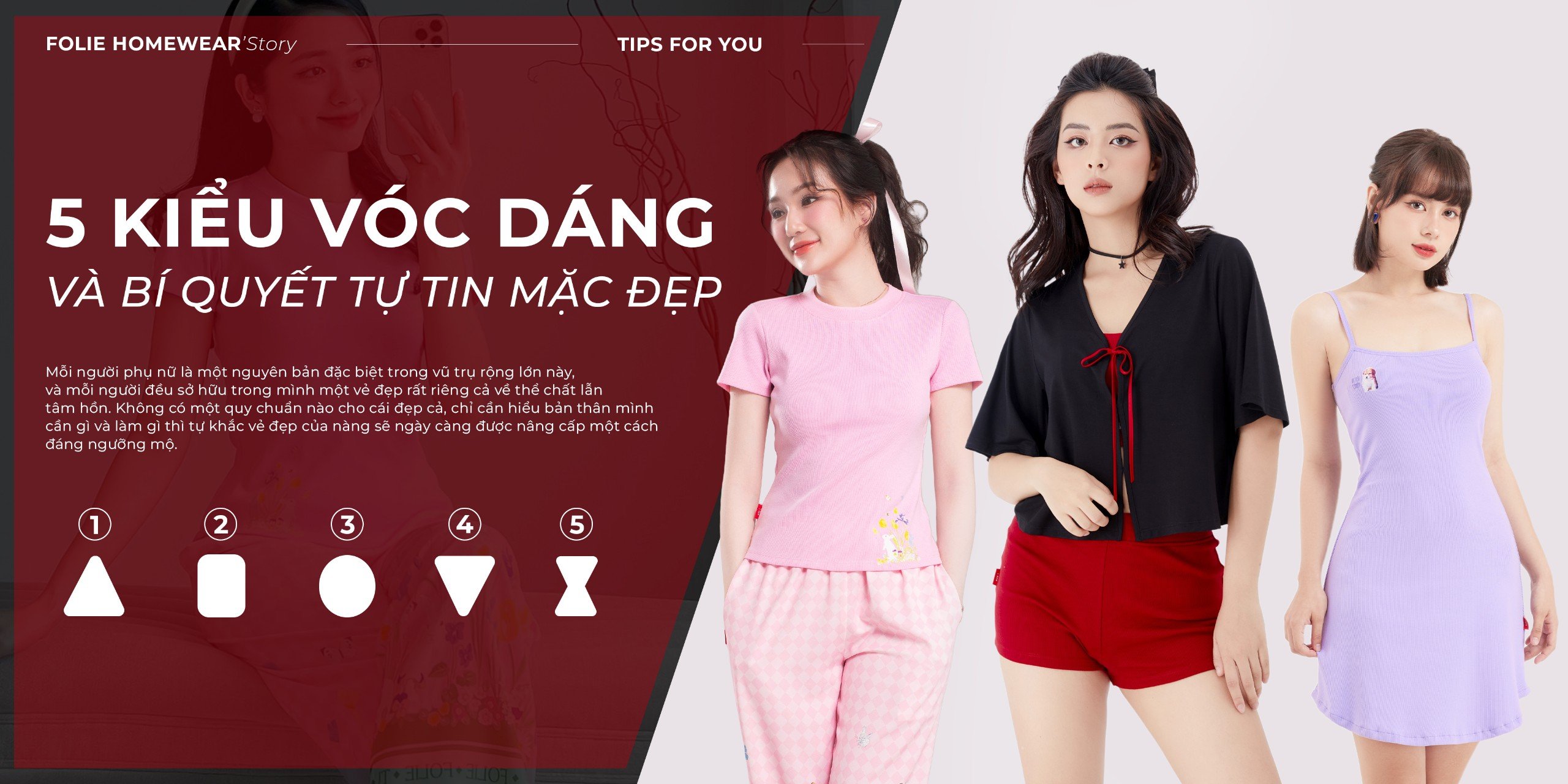 5 kiểu vóc dáng cơ bản và bí quyết tự tin mặc đẹp