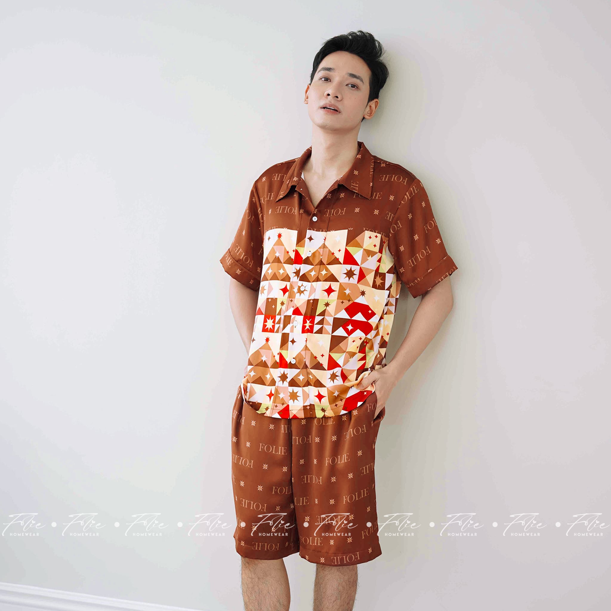 COUPLE COMBO 1 (Nâu) - Set đồ mặc nhà 