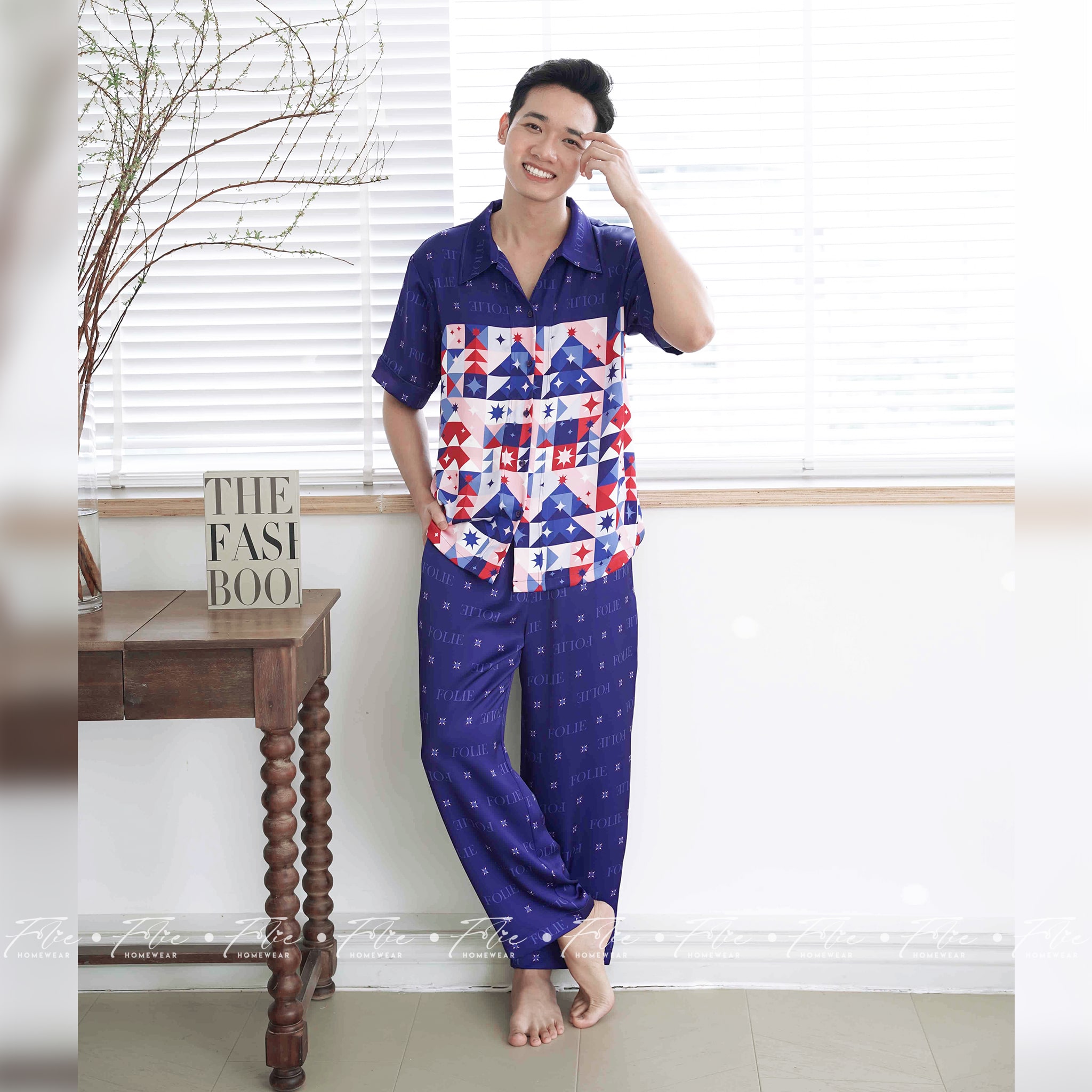 COUPLE COMBO 1 (Navy) - Set đồ mặc nhà 