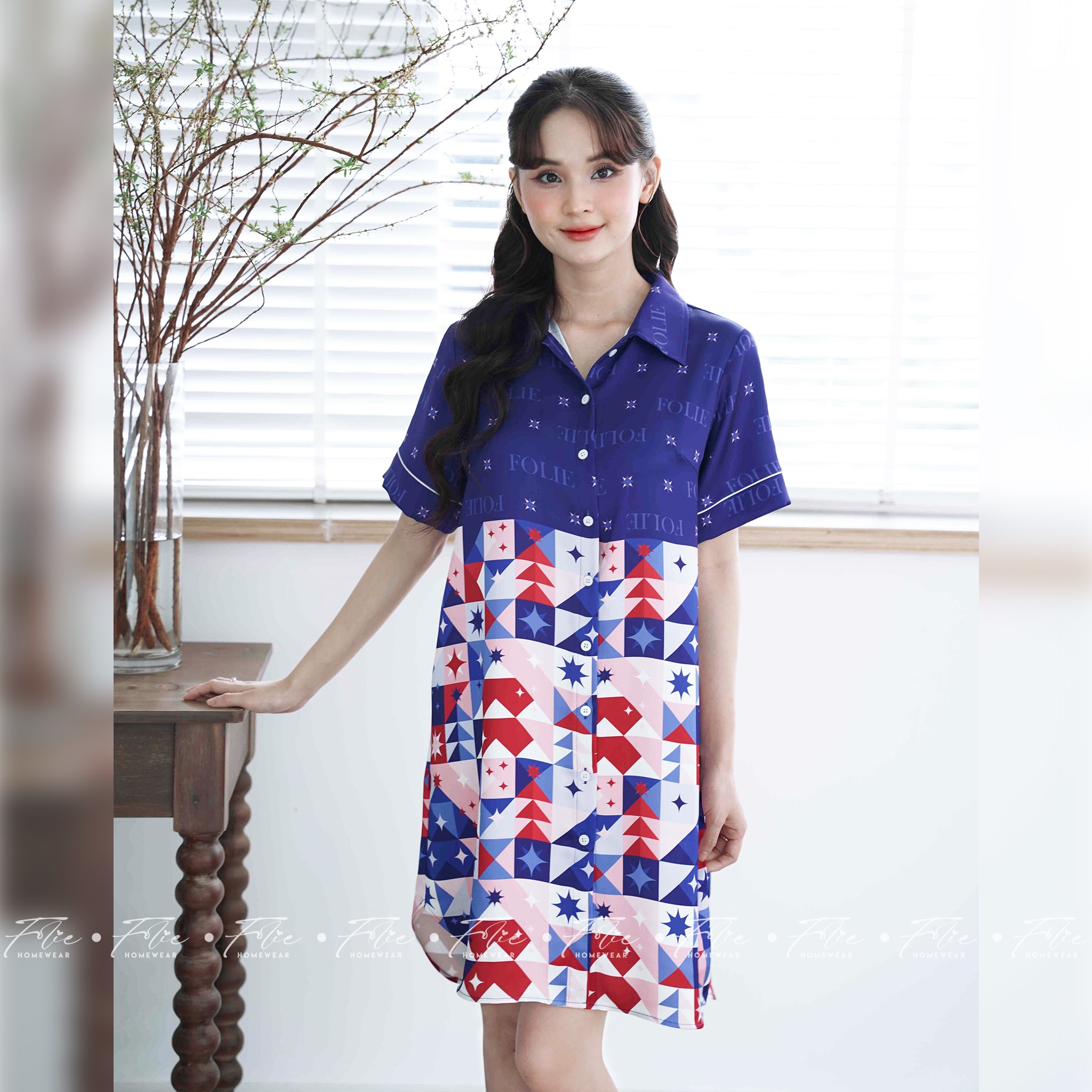 COUPLE COMBO 1 (Navy) - Set đồ mặc nhà 