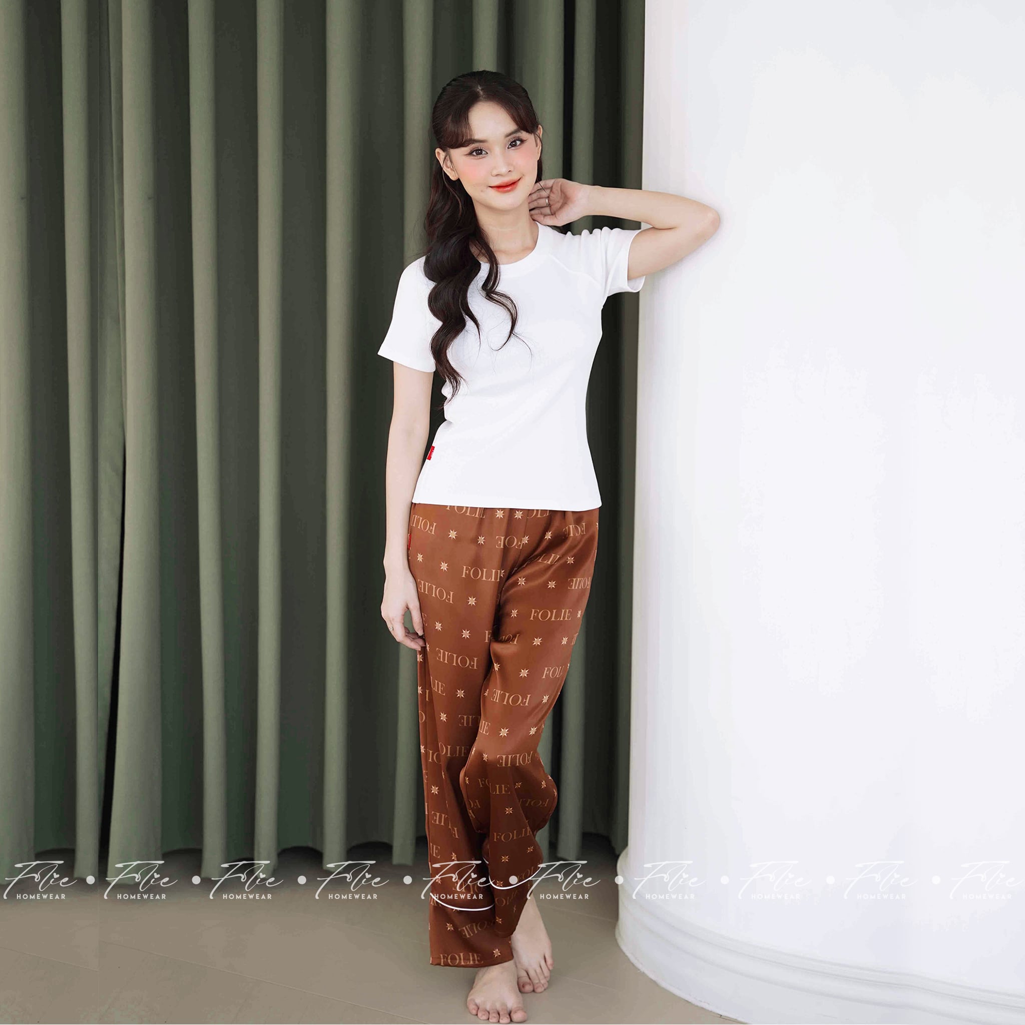 COUPLE COMBO 2 (Nâu) - Set đồ mặc nhà 