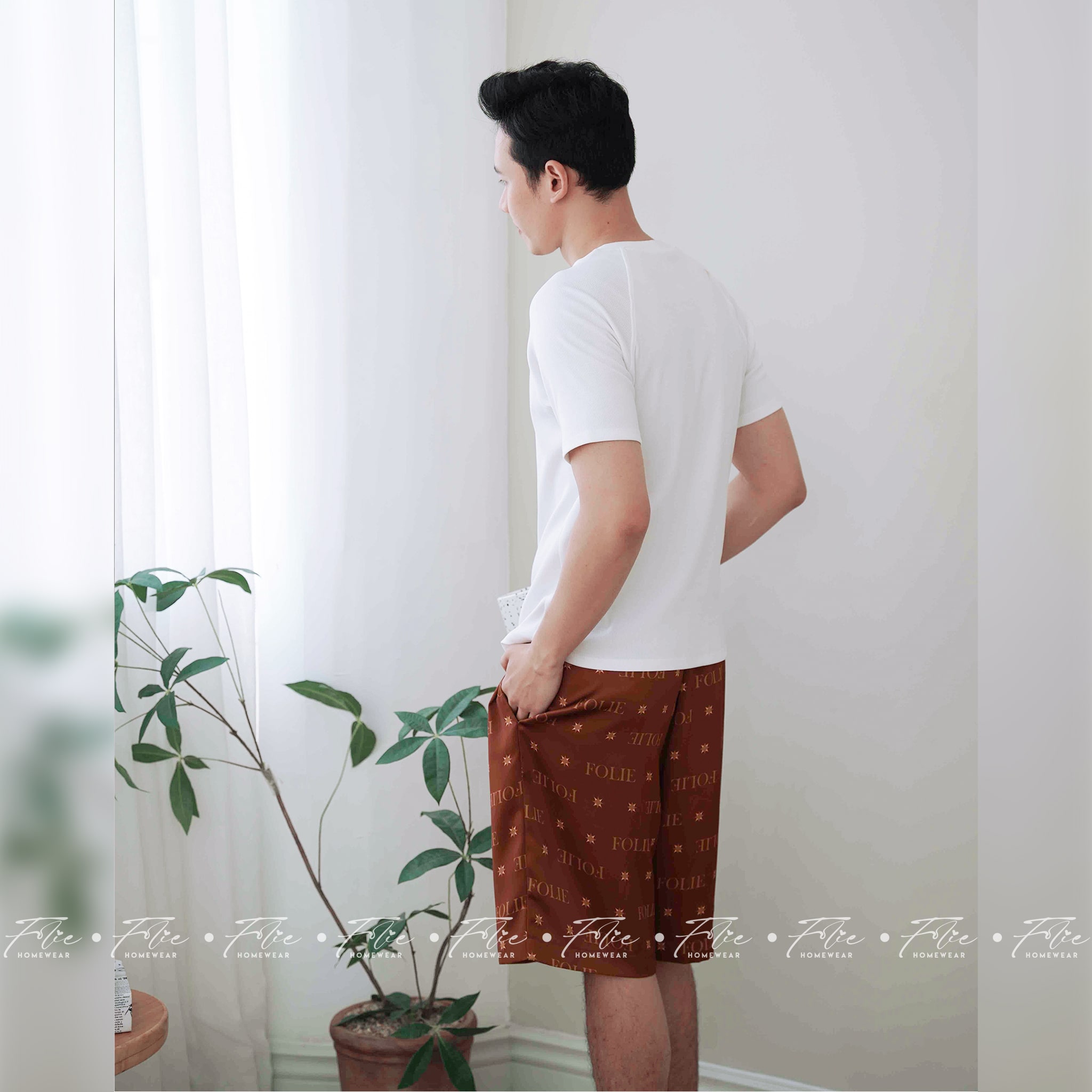 COUPLE COMBO 2 (Nâu) - Set đồ mặc nhà 