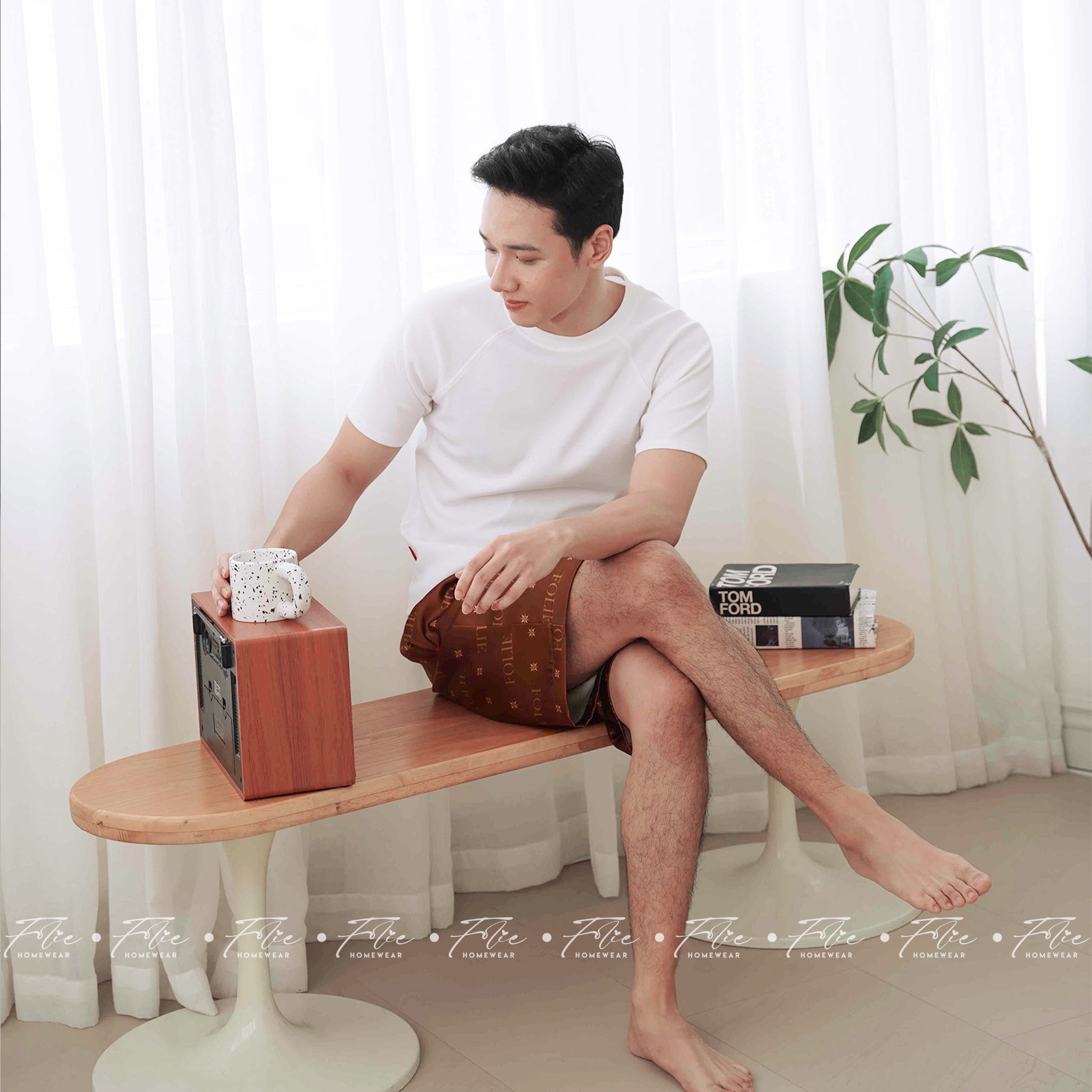 COUPLE COMBO 2 (Nâu) - Set đồ mặc nhà 