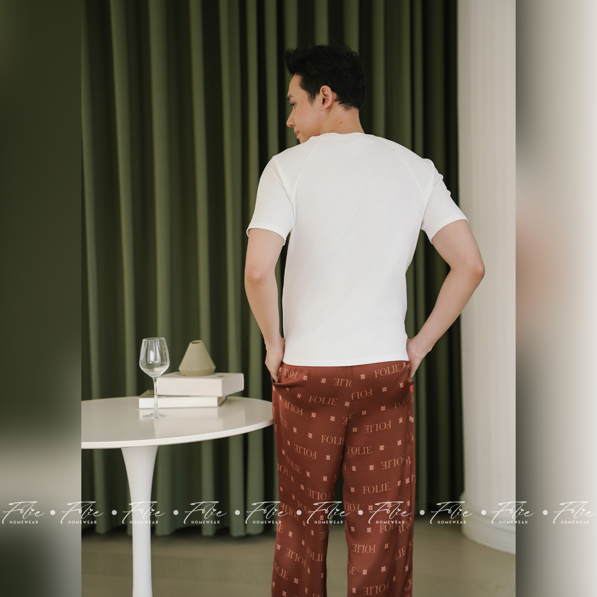 COUPLE COMBO 2 (Nâu) - Set đồ mặc nhà 