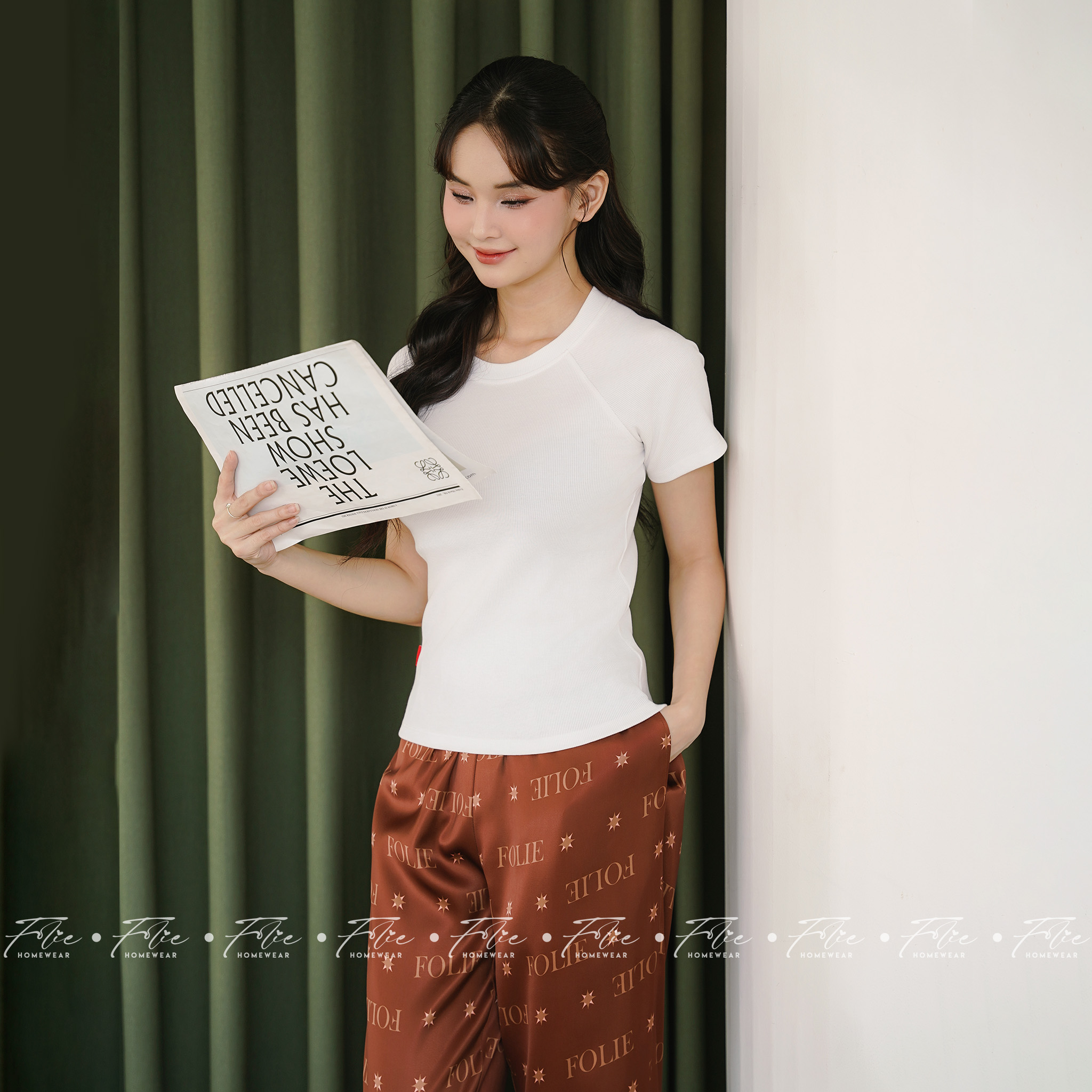 COUPLE COMBO 2 (Nâu) - Set đồ mặc nhà 