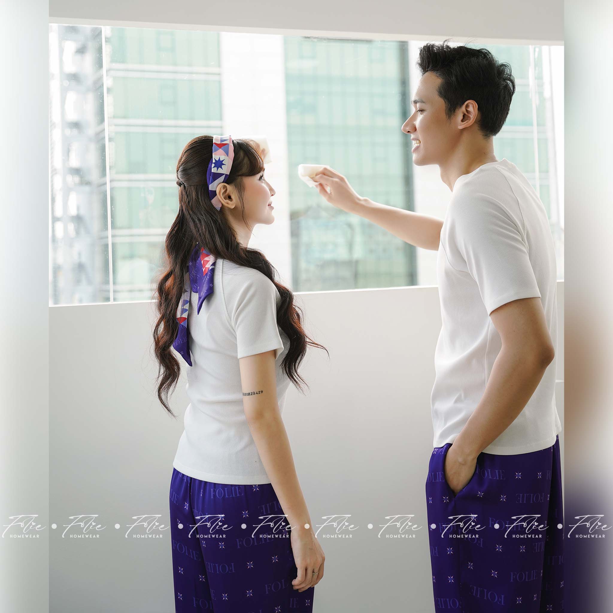 COUPLE COMBO 2 (Navy) - Set đồ mặc nhà 