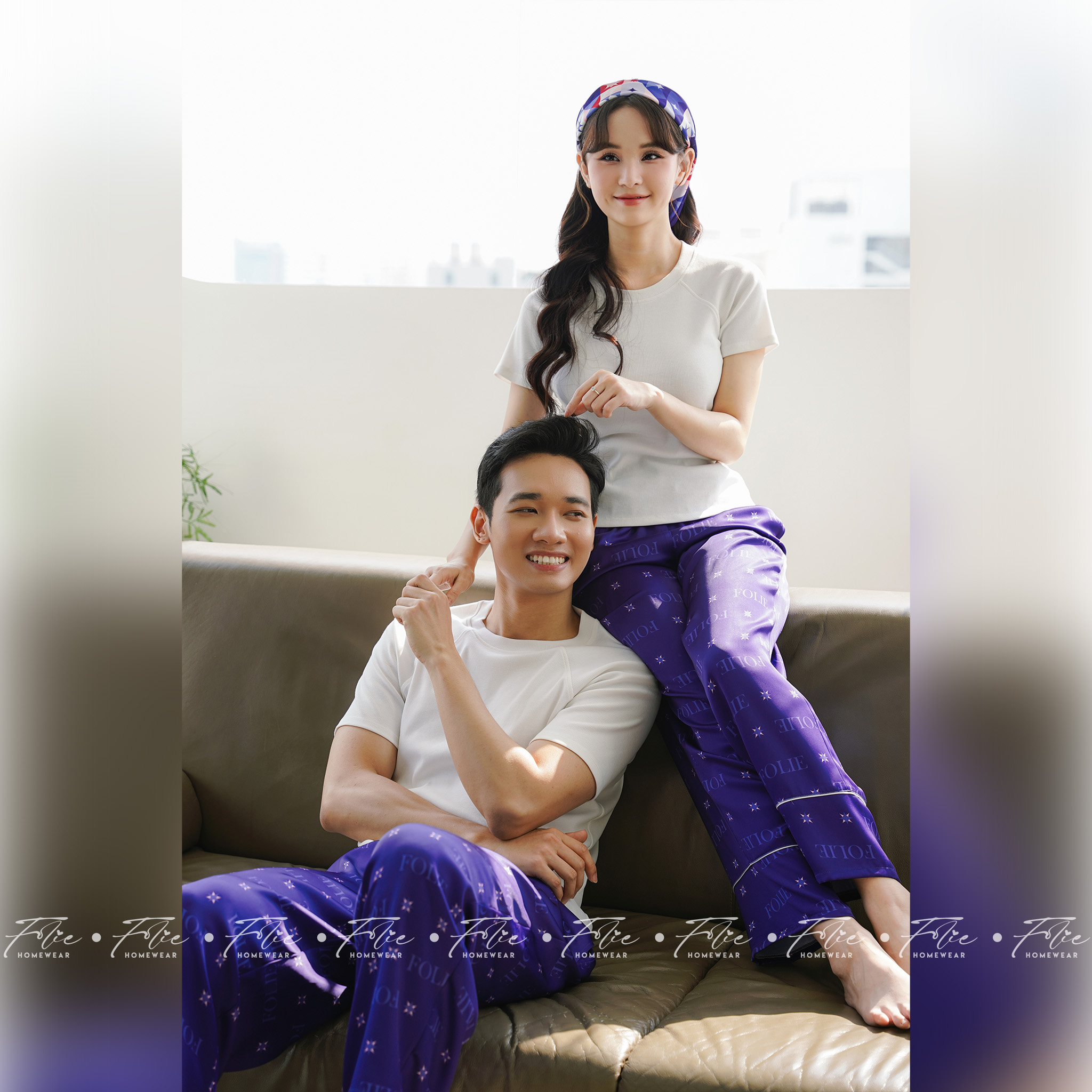 COUPLE COMBO 2 (Navy) - Set đồ mặc nhà 