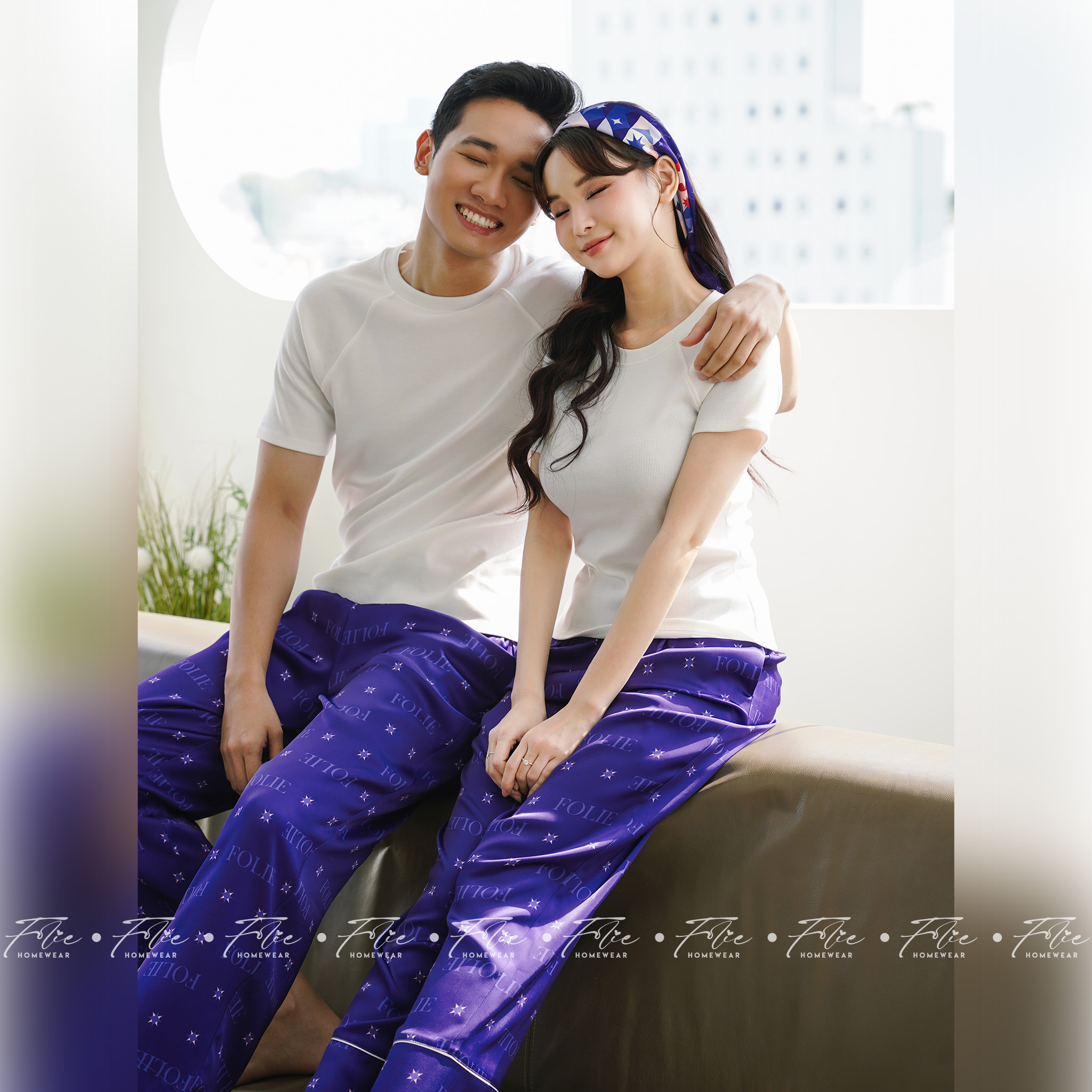 COUPLE COMBO 2 (Navy) - Set đồ mặc nhà 