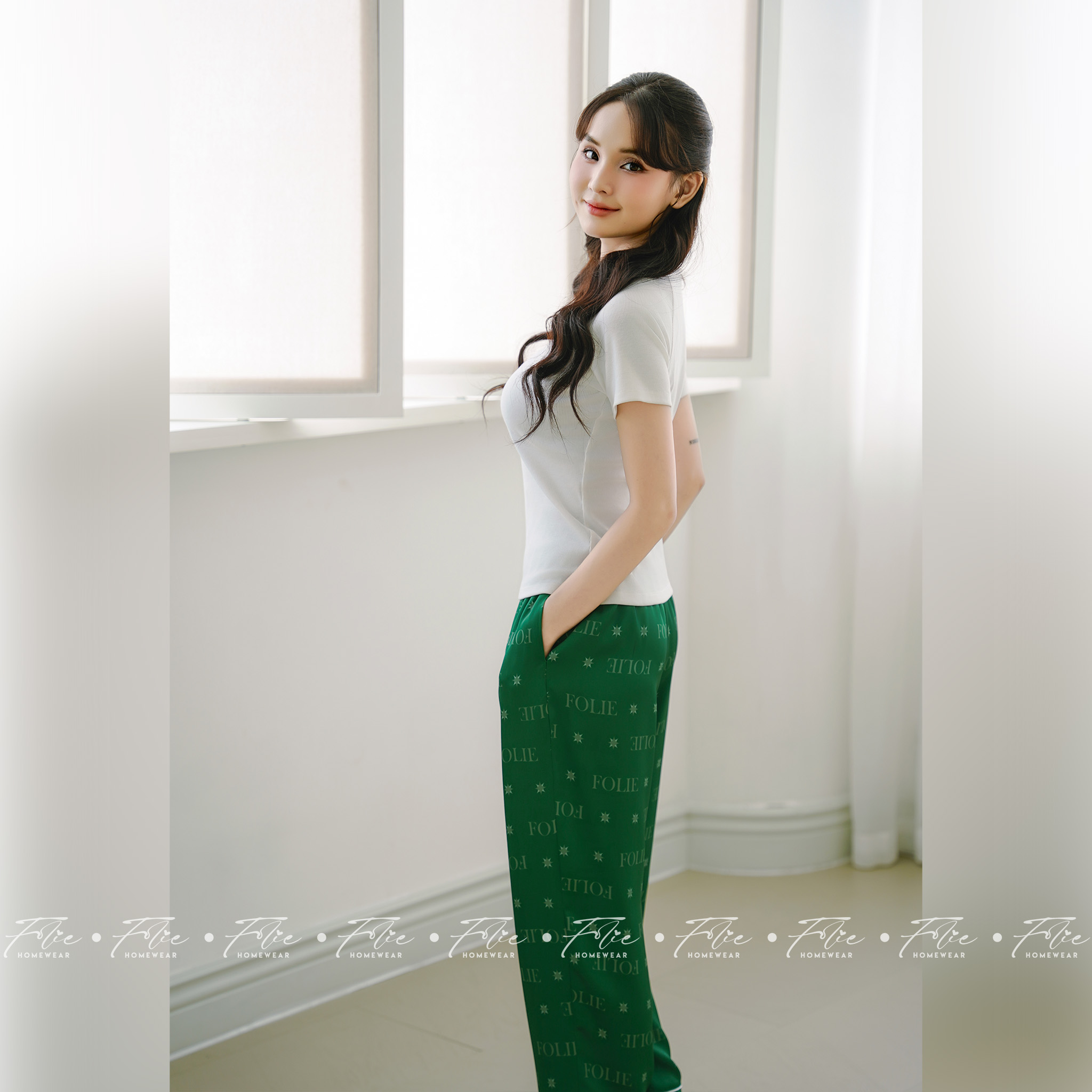 COUPLE COMBO 2 (Xanh lá) - Set đồ mặc nhà 