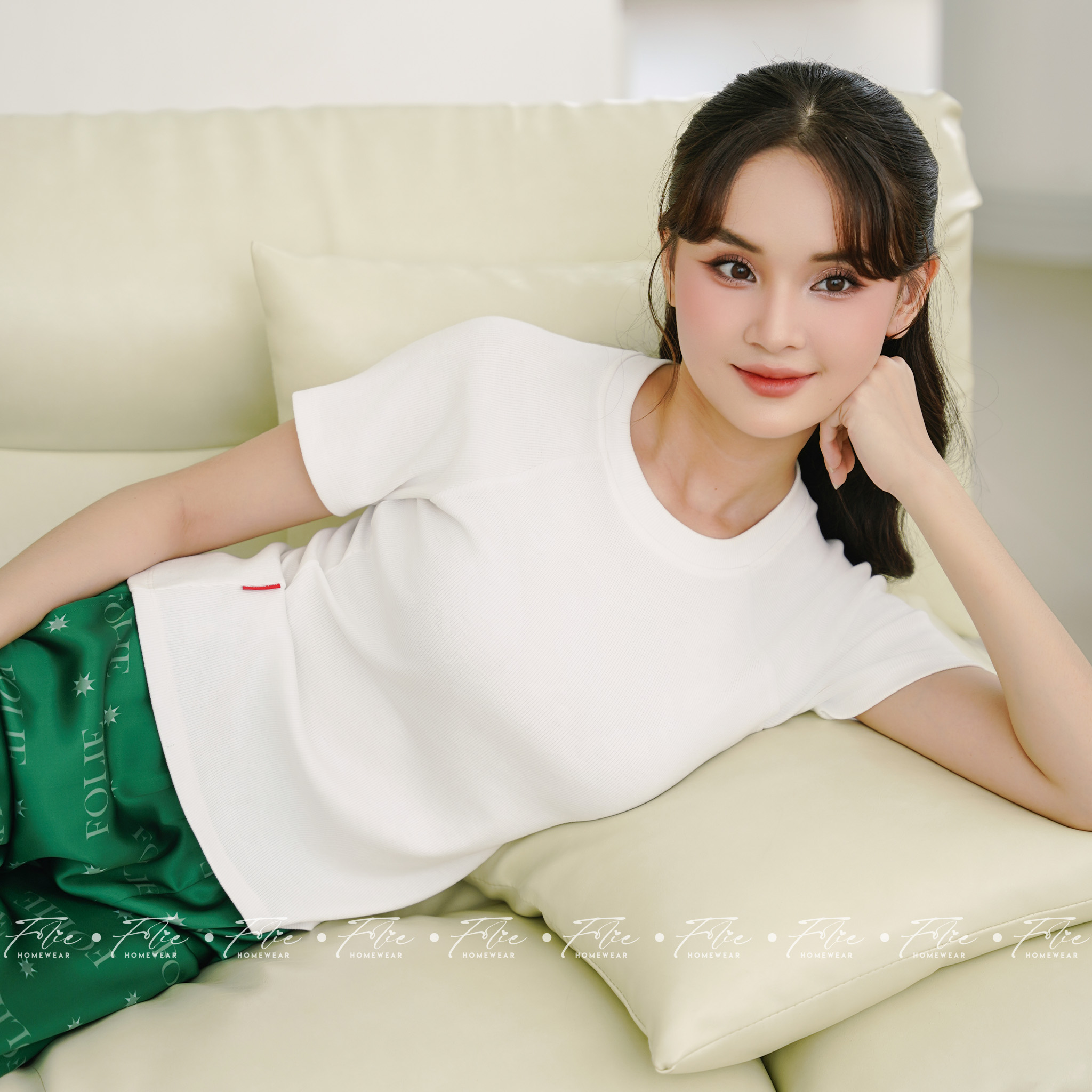 COUPLE COMBO 2 (Xanh lá) - Set đồ mặc nhà 